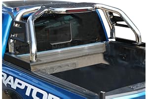 SYHVU Universal Truck Bed Roll Bar,Adjustable Bed Rack Stainless Steel Sport Roll Bar for Pickup,Compatible for Dodge Ram/Silverado/GMC Sierra/Ford F-150/F-250/F-350/Nissan Titan