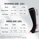 Calves Kelson Compression Socks 20-30 mmHg 2 Pairs Knee High Unisex view 4