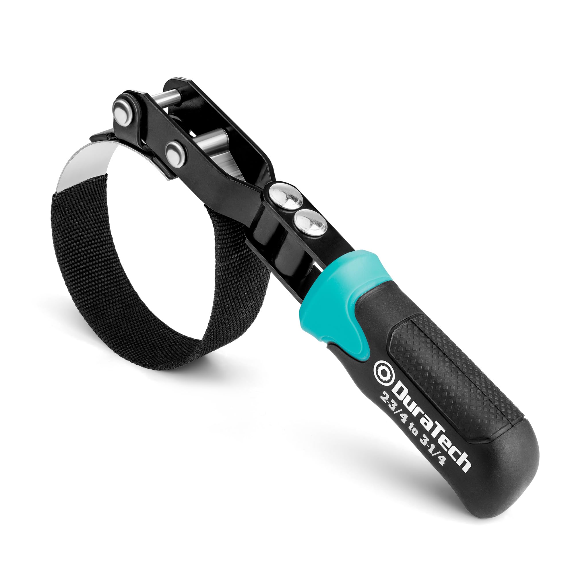 Photo 1 of DURATECH Anti-Slip Small Swivel Oil Filter Wrench, Oil Filter Removal Tool Fits Filters 2-3/4" to 3-1/4", Perfect for Car Repair Tools