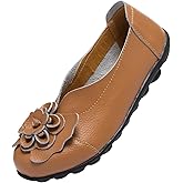 ANYUETE Slip on Loafers for Women Comfortable Walking Work Flats Shoes for Casual Driving Evening Going Office Shopping Standing
