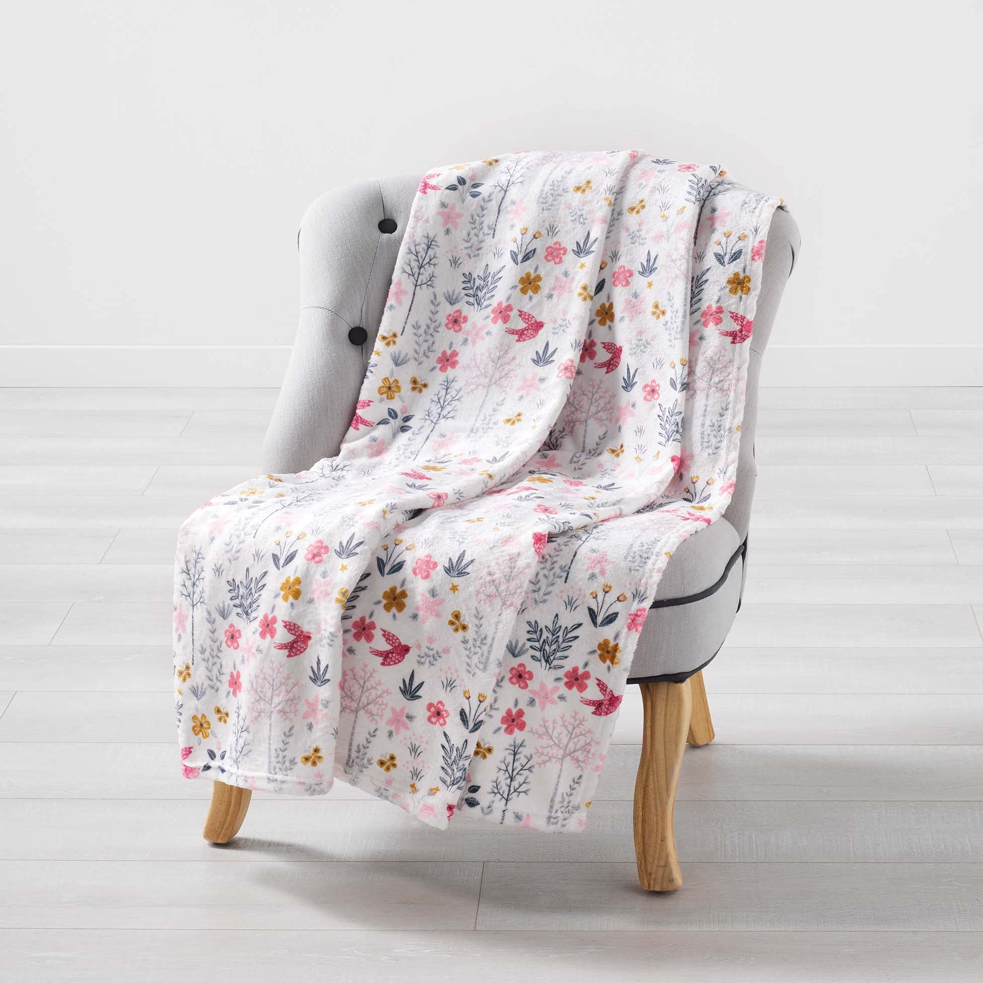 Douceur d'Intérieur Soft, Fairy of Bois Plaid, Multi-Colour, 125 x 150 cm