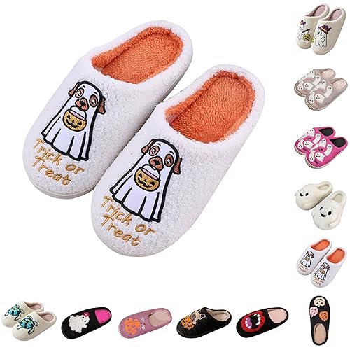 Slippers With Arch Support Winter Slippers Women Cozy Memory Foam - Plush House Shoes with Warm Lining & Arch Support, Extra Wide Fit Non-Slip Sole Women Size 6