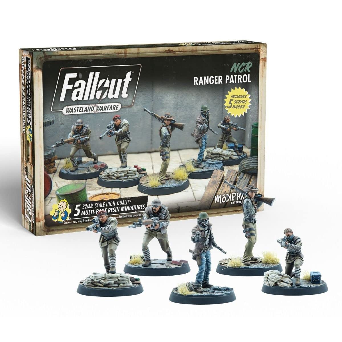 Modiphius, Fallout: Wasteland Warfare - NCR: Ranger Patrol