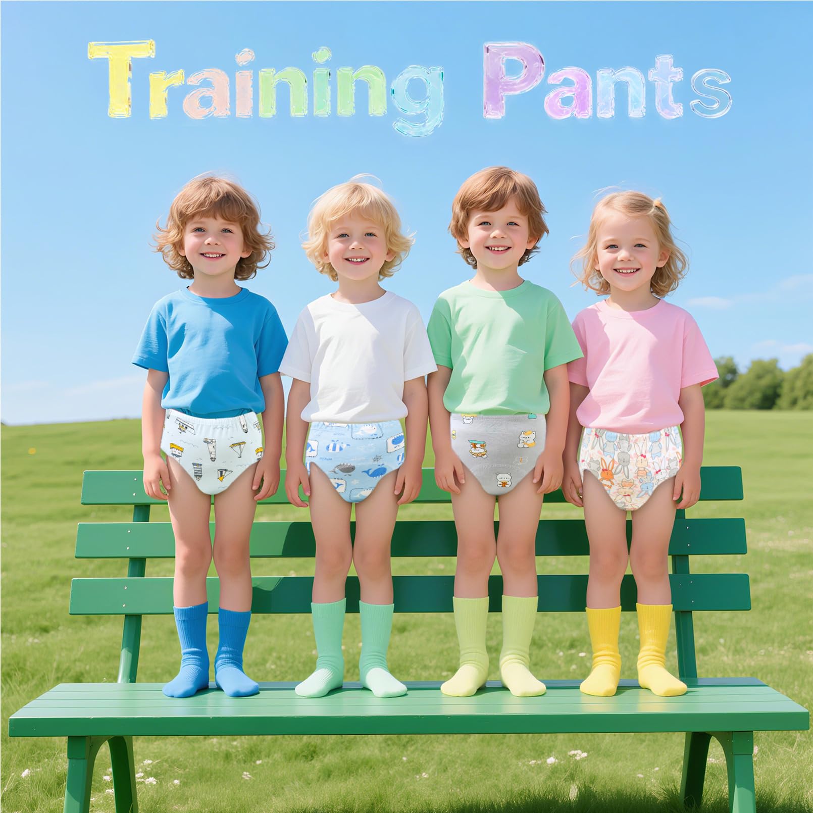 Condition photo showing New/Like New for yikg upairy potty training pants cotton absorbent training underwear for toddler boy and girls 2t-5t