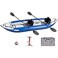 Sea Eagle 380X 12'6" Explorer Inflatable Kayak- Fishing, Touring, Camping, Exploring &White Watering-Self Bailing, Removable 