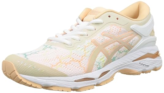 ASICS Damen Gel-Kayano 24 Lite-Show Laufschuhe Bianco