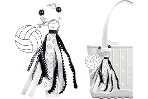 Ftuuo Sport Ribbon Set Keychain for Women Bagpack Ball Pendant Decorations
