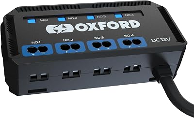 Oxford 12V Fuse Box with Relay 4-Way Power Junction LED Indicator