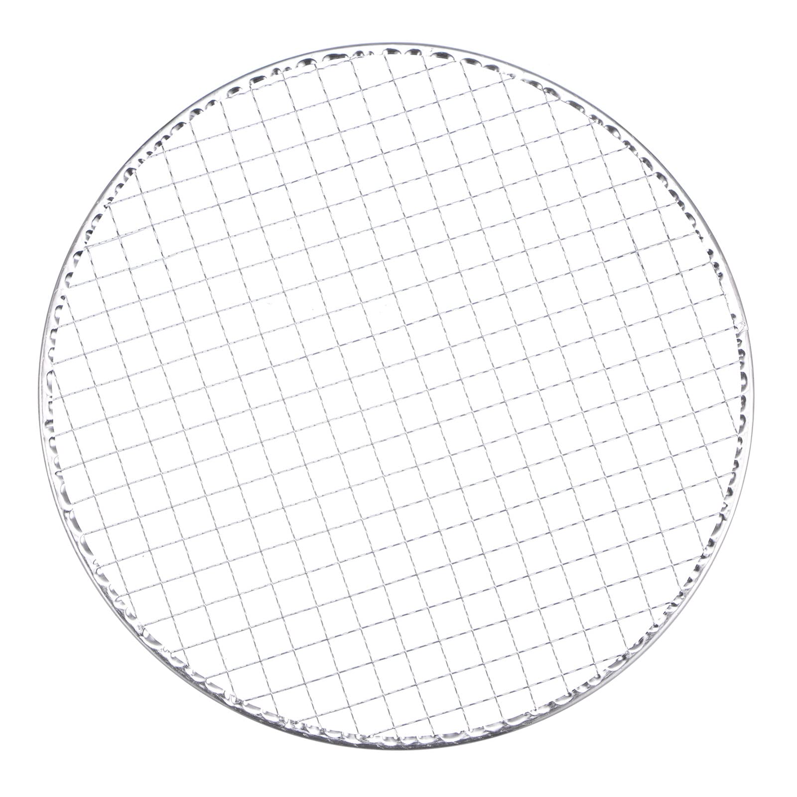 Photo 1 of HARFINGTON 5pcs Round BBQ Grill Net 11.6" Dia Galvanized Iron Barbecue Mesh Mat for Baking Smoking Charcoal Grilling Roasting