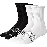Hanes Men's Absolute Active Cushioned Crew Socks (4-Pack)