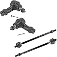 TRQ Front Tie Rod Set Compatible with 2009-2011 Ford Focus