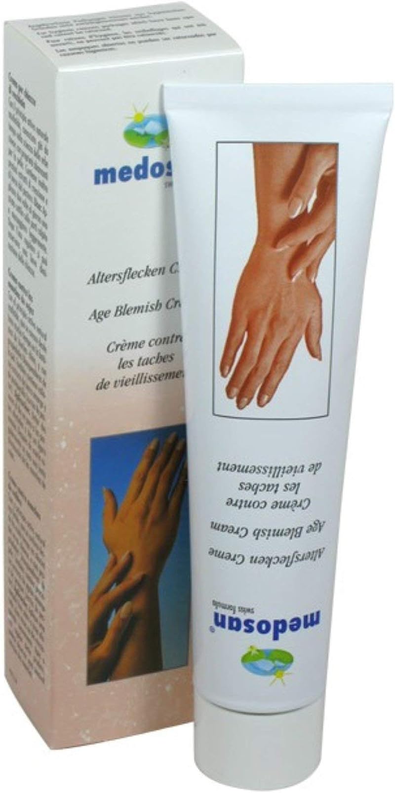 Medosan Age Blemish Cream Natural Age Spot Treatment 100ml Skin Tone