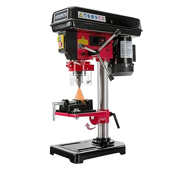 Perceuse A Colonne D Arebos Avec Laser Positionne Integre Inclus 16mm Mandrin A Couronne Dentee Et Etau I Moteur Puissant De 500 W Amazon Fr Commerce Industrie Science