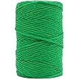 Vivifying 3mm Garden Twine, 328 Feet Strong Green Jute Twine String for Climbing Plants, Tying Tomatoes, Crafts and Decoratio