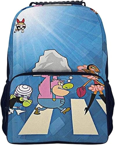 Amazon Co Jp パワーパフガールズ キャラ イラスト リュックバック リュックナップザック バッグ ノートパソコン用のバッグ 大容量 バックパックチ キャンパス バックパック 大人のバックパック 旅行 ハイキングナップザック シューズ バッグ