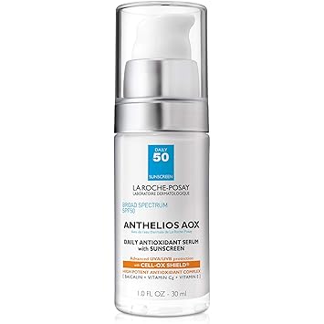 La Roche-Posay SPF 50 Anthelios Antioxidant Serum with Sunscreen for Face