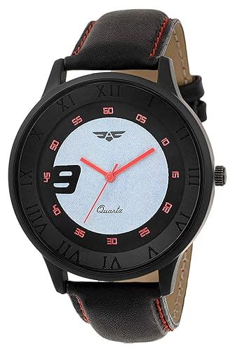 ASGARD Trendy Black Dial Watch for Men, Boys-153-BKFT