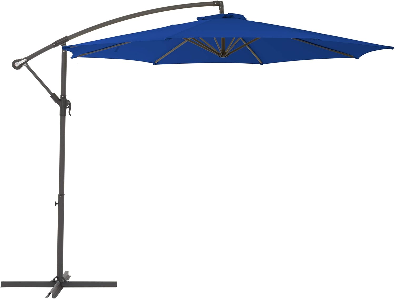 Amazon Com Corliving Ppu 490 U Patio Umbrella Cobalt Blue Garden Outdoor