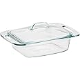 Pyrex Easy Grab Glass Casserole Dish with Glass Lid (2-Quart)