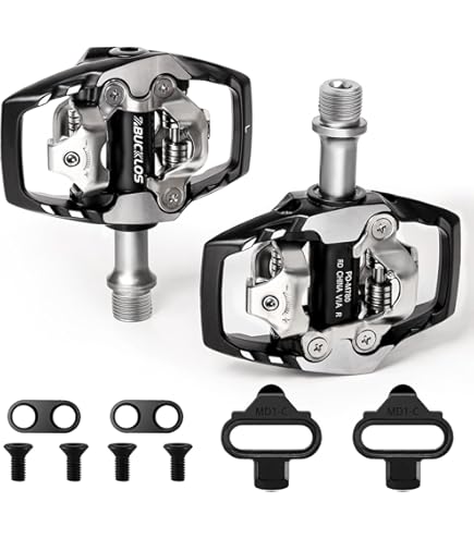 SPD Bike Pedals, 9/16 "Mountain Bike Pedals, Aluminum Alloy Sealed