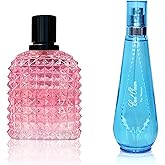 AFLUXE Women's Perfume Set - 2 Pack Eau de Parfum Spray 3.4 Oz Each | Floral Jasmine & Sweet Vanilla with Bergamot & Woody Notes | Long Lasting Original Scent Gift Set for Women (MilaWR&Cool Ocean)