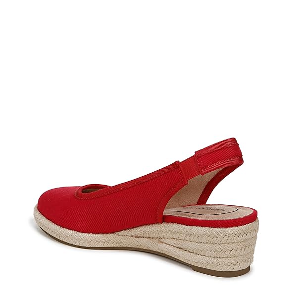 LIFESTRIDE WOMENS KAYDEN WEDGE SANDAL FIRE RED 6 W