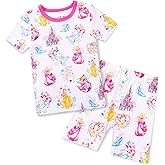 babee Reshinee Bamboo Viscose Toddler Unicorn Mermaid Girls Kids Pajamas Short Sleeve Summer Cool Snug fit Pjs 12M-8Y 2pcs