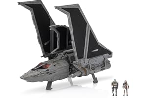 JAZWARES Star Wars Micro Galaxy Squadron Havoc Marauder (Rescue Mission) - 7-Inch Vehicle with Battle Damage and Two 1-Inch Micro Figure Accessories