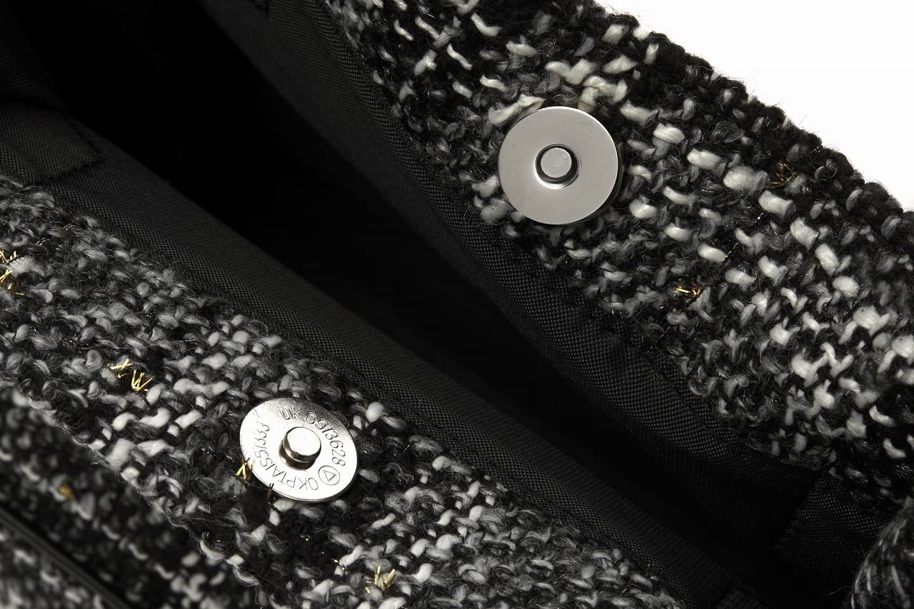 【INDIVI インディヴィ ムック本 雑誌付録】おしゃれなツイードバッグ