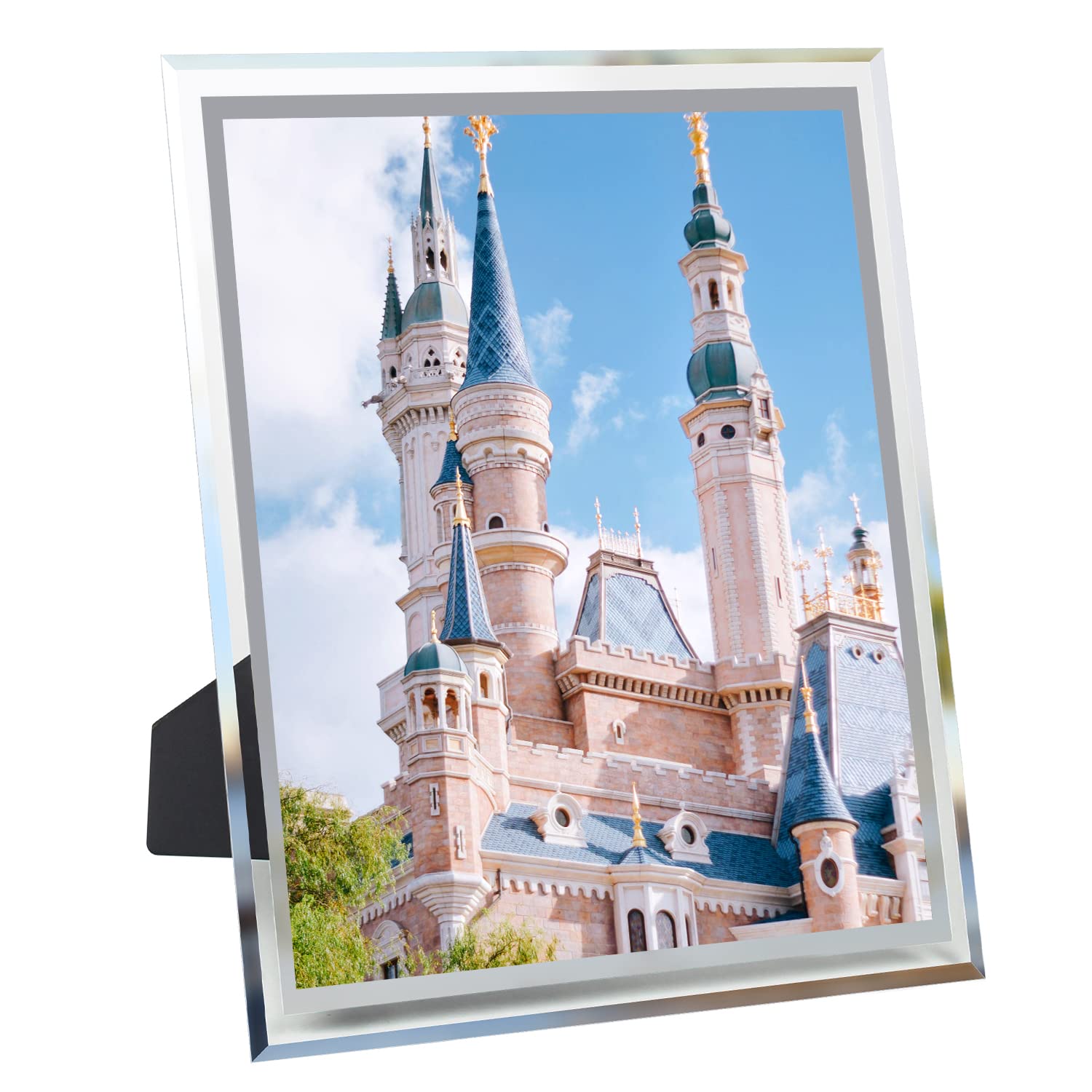 Photo Frames 10x8 Glass Picture Frames Personalized Wedding Family Landscape or Portrait Frame Display on the Wall & Tabletop