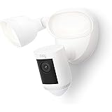 Ring Floodlight Cam Wired Pro with Bird’s Eye View and 3D Motion Detection, White