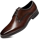 FRASOICUS Mens Oxford Shoes Genuine Leather Dress Shoes