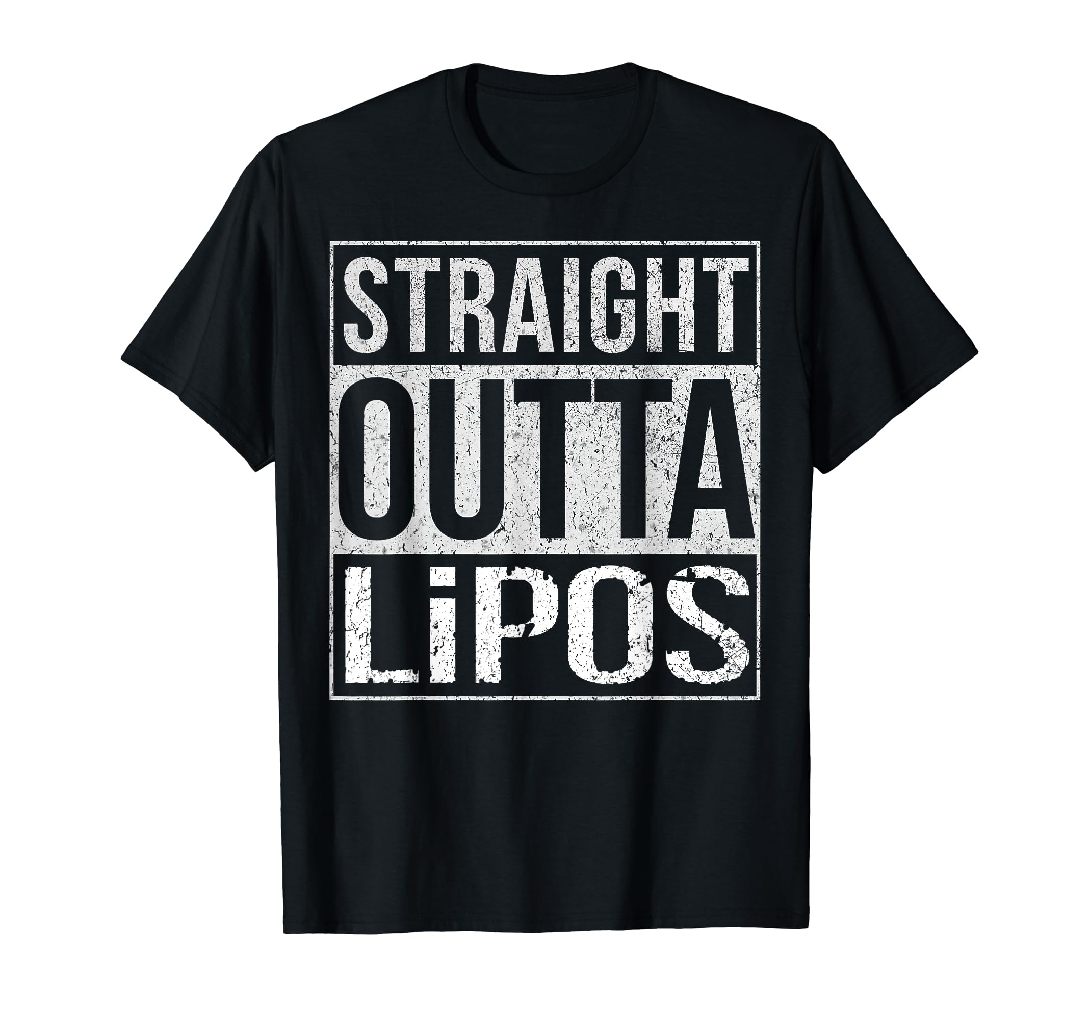 Straight Outta LiPos Funny T Shirt FPV Drone Racing RC Pilot T-Shirt