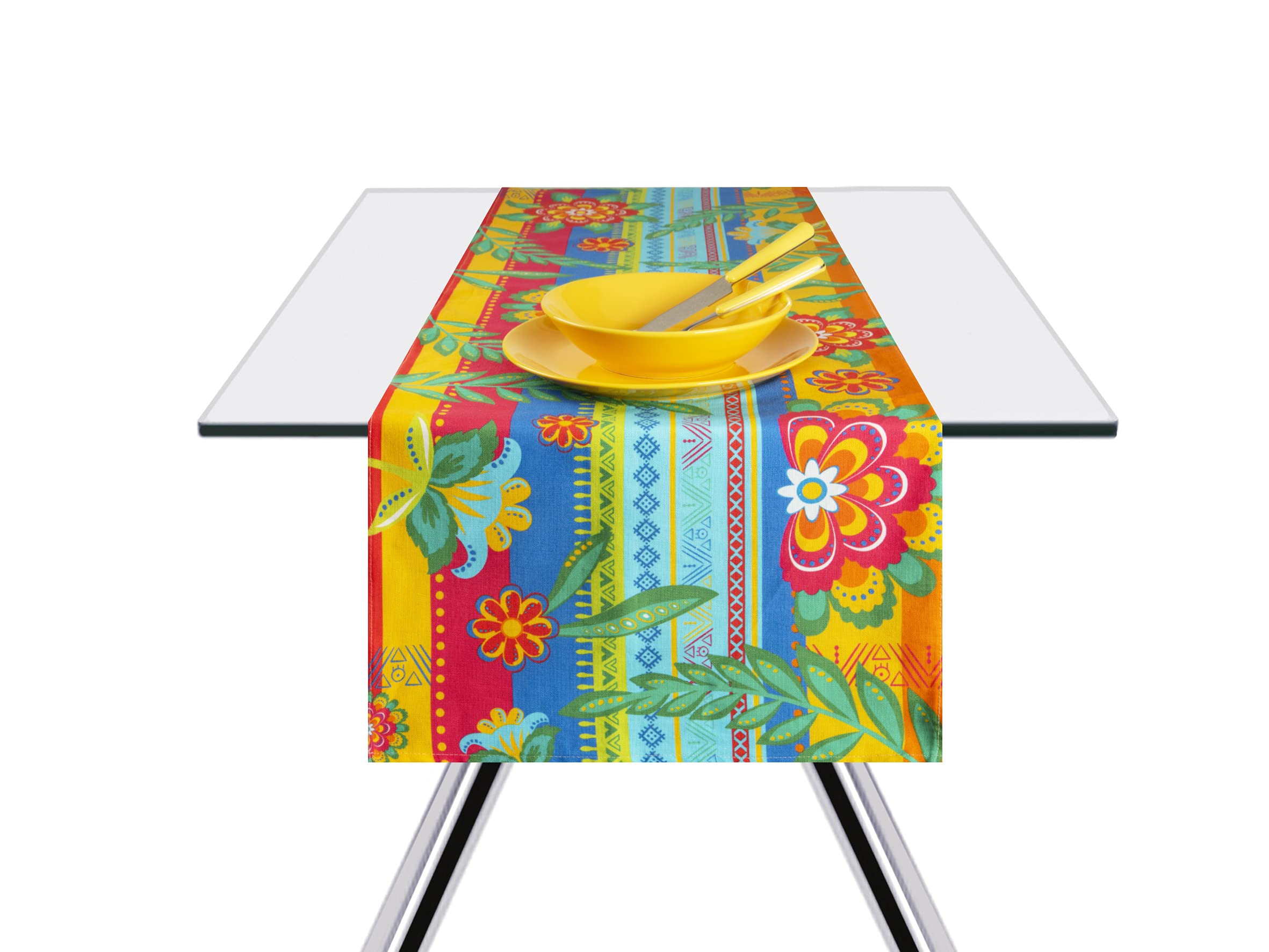 Excelsa Gipsy Soul 100% Cotton Table Runner, 140 x 45 cm — image 1