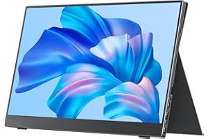 cocopar Portable Monitor 15.6 Inch 1080P FHD 60Hz 85% sRGB Travel Monitor with Speaker HDMI USB-C Second Screen for Laptop Ma