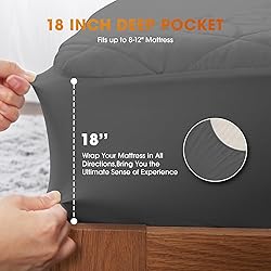 Valthie Heated Mattress Pad King Size,Dual Control