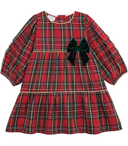 Mud Pie Baby Girls Holiday Christmas Tutu Dress Set Size 12-18 Months Red: Clothing, Shoes & Jewelry