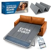 Meliusly Sleeper Sofa Bed Support Board Queen (60x48) - Heavy Duty Wood | SleeperSaver Covers Steel Support Bars - Under Mattress Bar Shield for Pull Out Couch, Foldable, Reinforced Wood Panels
