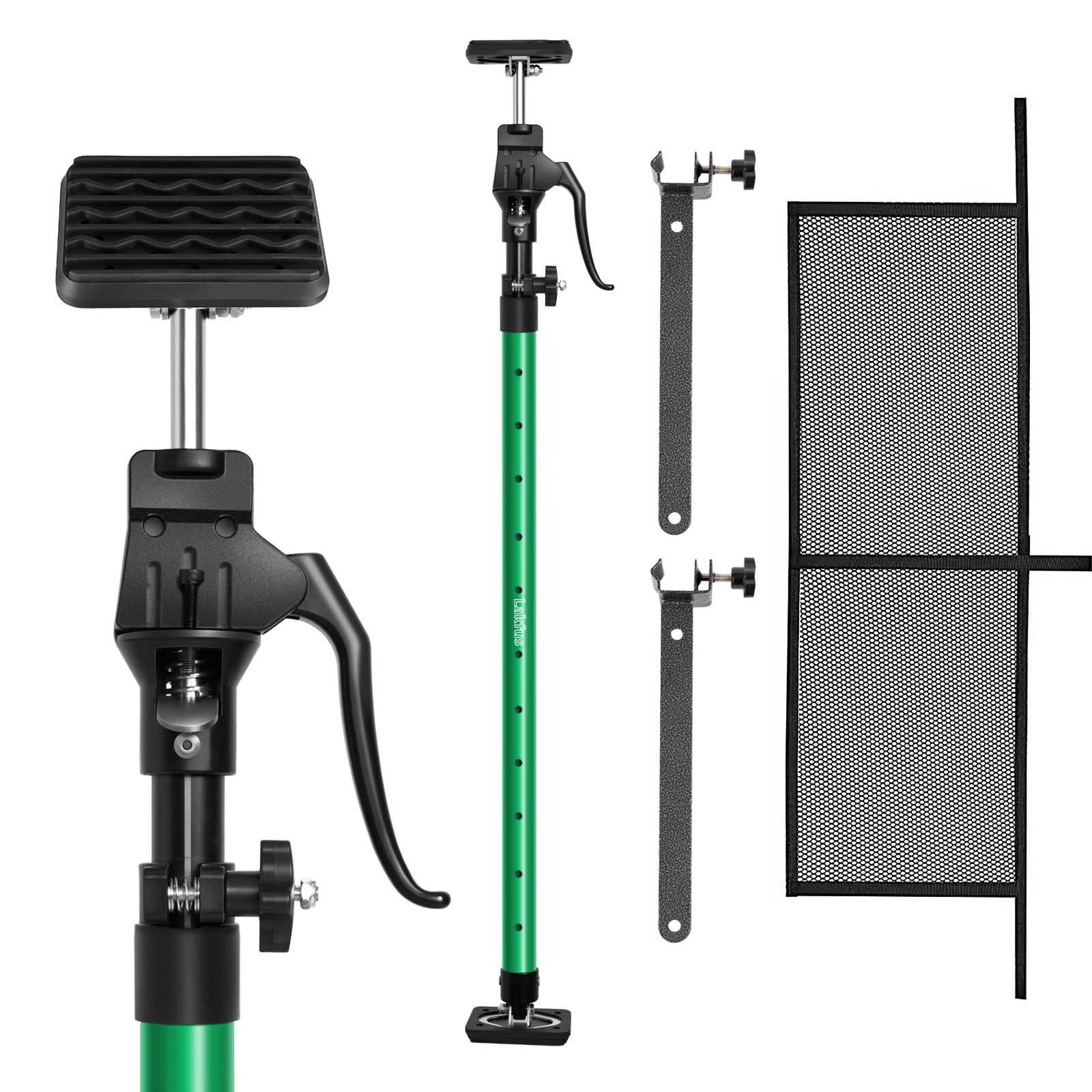 Photo 1 of Lakfus Truck Bed Organizer, Adjustable Cargo Bar 40-70" Non-Slip Truck Bed Divider with Net, Heavy Duty Load Bar 220LB for Pickup Truck,Ford F150/Silverado/RAM 1500 SUV Van,1-Pack & 2 Divider Bars