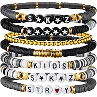 ❤KSY24☆☆☆さま❤2025年Bracelet❤❤❤❤✨️ Amazon.com: Feuid Gniea 7Pcs SKZ Bracelet Jewelry Set Stray Fans