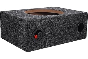 NULYLU Sealed Subwoofer Enclosure for Car Subwoofer Boxes Lightweight Single Cab Sub Box Easy to Use Car