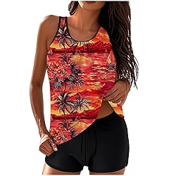 Tankini Swimsuits for Women Tummy Control Blouson