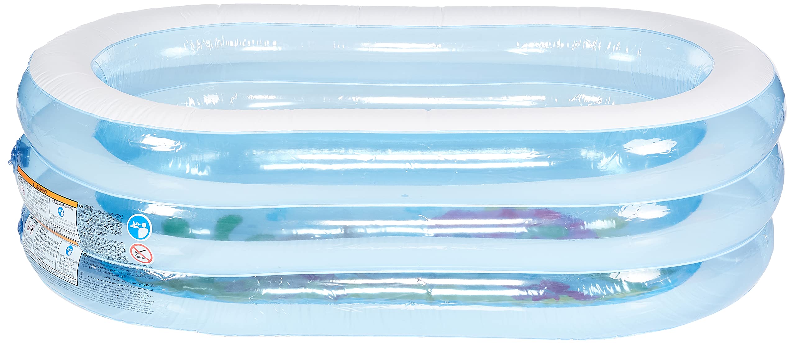 Intex Oval Whale Fun Pool, Blue