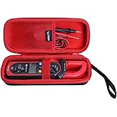LTGEM EVA Hard Case for Etekcity Digital Clamp Meter Multimeter Amp Volt Voltage Tester, Red, MSR-C600