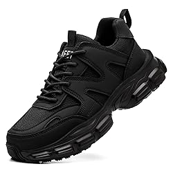 Steel Toe Shoes for Women Men Wide Non Slip