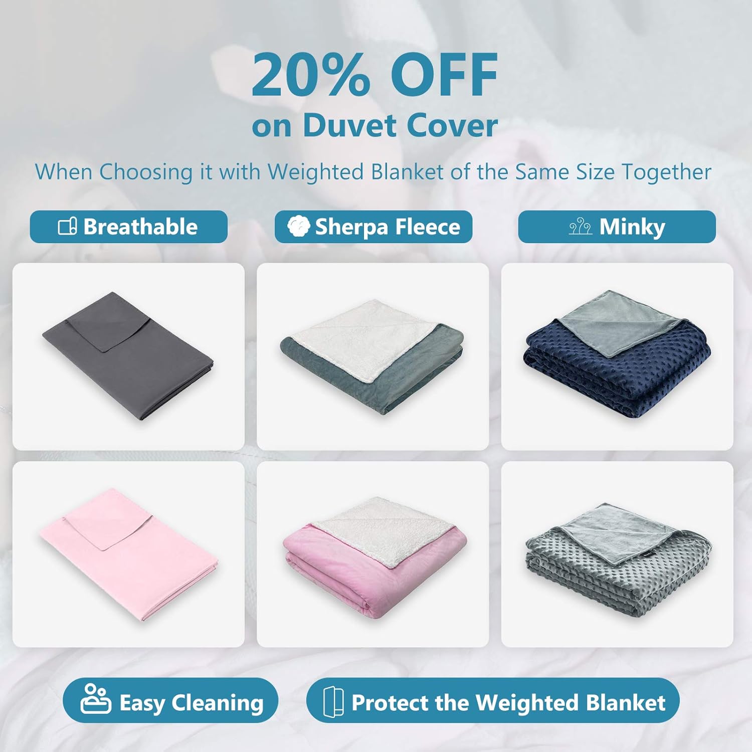 Syrinx Cooling Weighted Blankets 15lbs, 60''x80'', Dark Grey Queen Size for Adults, Soft Heavy Blanket with Glass Beads: Kitchen & Dining