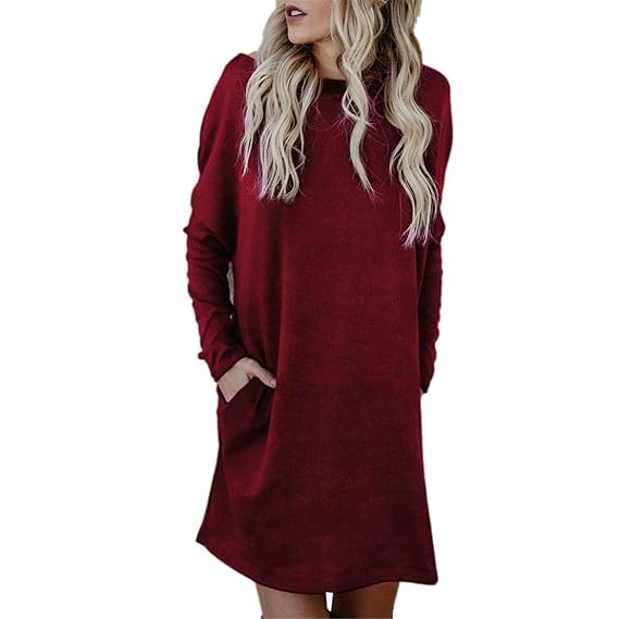 red off the shoulder jumper dress