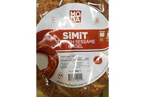 BASIL GROCERY Moda Turkish Simit Simith Sessame Bagel Street Style (Halal) 5 Pieces Pack