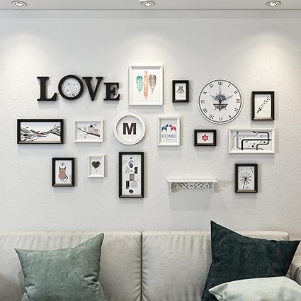 Amazon Com Home Wall Photo Frame Photo Wall Living Room