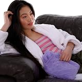 Zhu-Zhu Plush Hot Bottle Body Warmer Microwavable Wheat Bag Lavender Lilac view 9